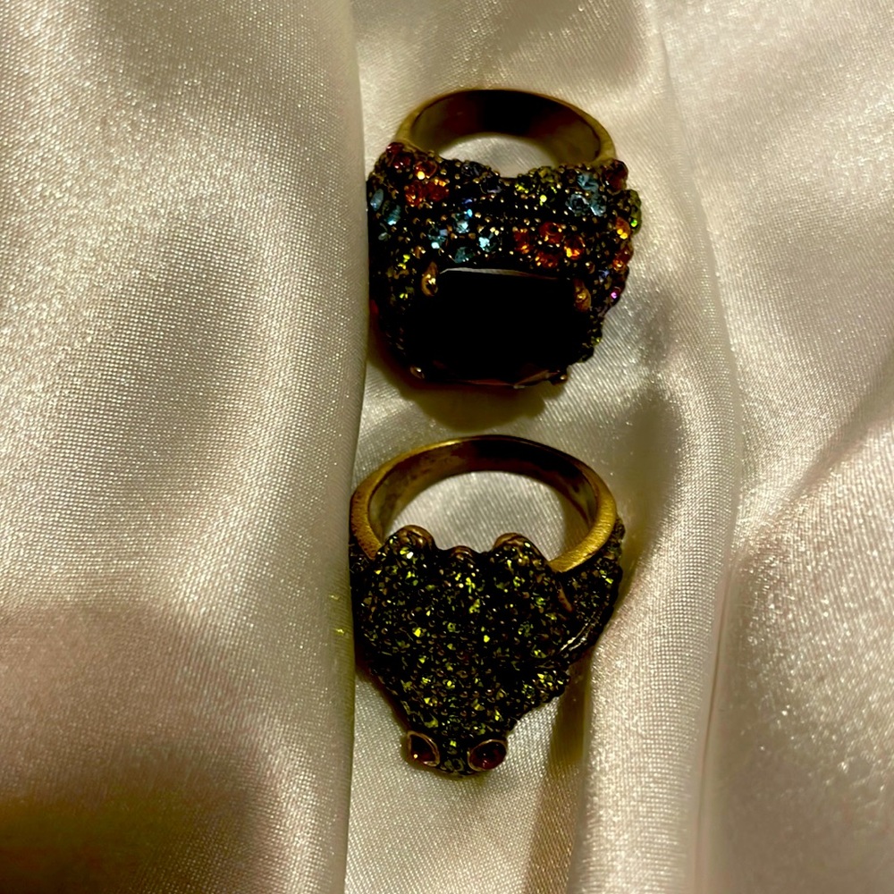 Heidi Daus 2 rings Both size 7